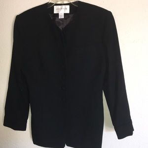 Jones New York blazer womens size 12 black